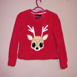 Sherpa Cropped Christmas Sweater